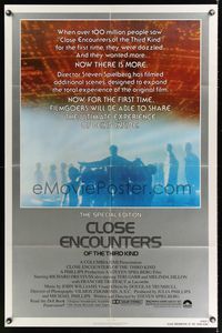 7d179 CLOSE ENCOUNTERS OF THE THIRD KIND S.E. 1sh '80 Steven Spielberg's classic with new scenes!