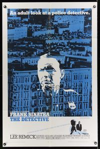 7d226 DETECTIVE 1sh '68 Frank Sinatra as gritty New York City cop, an adult look at police!