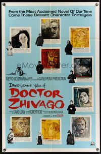 7d238 DOCTOR ZHIVAGO style C 1sh '65 Omar Sharif, Julie Christie, David Lean English epic!