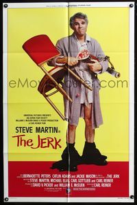 7d476 JERK int'l 1sh '79 wacky Steve Martin is the son of a poor black sharecropper!