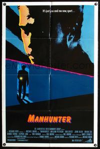7d598 MANHUNTER 1sh '86 Hannibal Lector, Red Dragon, it's just you and me now sport!