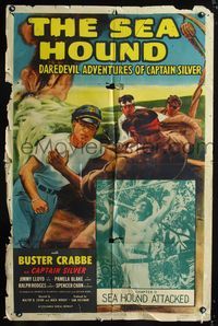 7d806 SEA HOUND Ch11 1sh R55 Buster Crabbe, serial, Sea Hound Attacked!