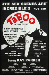 7d893 TABOO special poster 1980 Kay Parker, Dorothy LeMay, if charity begins at home... why not sex