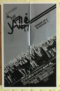 7e021 ALL THAT JAZZ int'l awards 1sh '79 Roy Scheider & Jessica Lange star in Bob Fosse musical!