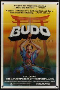7e126 BUDO 1sh '81 martial arts documentary, grand masters, samurai art!