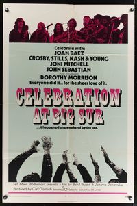 7e142 CELEBRATION AT BIG SUR Int'l 1sh '71 celebrate with Joan Baez, Crosby, Stills, Nash & Young!