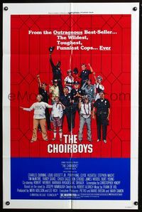 7e150 CHOIRBOYS 1sh '77 directed by Robert Aldrich, Charles Durning, Louis Gossett Jr.!