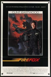 7e256 FIREFOX 1sh '82 cool C.D. de Mar art of killing machine, Clint Eastwood!