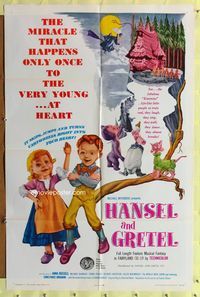 7e326 HANSEL & GRETEL 1sh R70 classic fantasy tale acted out by cool Kinemin puppets!