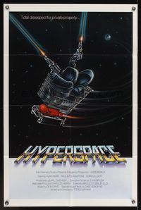 7e387 HYPERSPACE int'l 1sh '84 Star Wars parody, great wacky artwork!