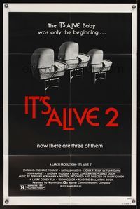 7e432 IT LIVES AGAIN cradle style 1sh '78 directed by Larry Cohen, now there are three of them!