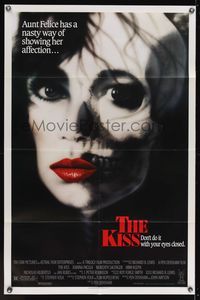 7e461 KISS 1sh '88 Joanna Pacula, Meredith Salenger, creepy artwork!
