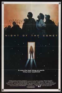 7e653 NIGHT OF THE COMET 1sh '84 it was the last thing on Earth they ever expected!