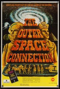 7e702 OUTER SPACE CONNECTION 1sh '75 proof that we are not alone in the universe!