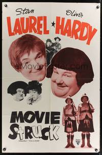 7e714 PICK A STAR 1sh R40s Laurel & Hardy as themselves in Hollywood as a favor to Hal Roach!