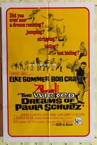 7e978 WICKED DREAMS OF PAULA SCHULTZ 1sh '67 super sexy near-naked Elke Sommer!