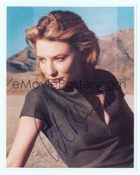 7f128 CATE BLANCHETT signed color repro 8x10 '00s great close portrait sitting in desert!