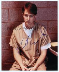 7f143 EDWARD NORTON signed color repro 8x10 '00s great close up from Primal Fear!