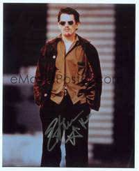 7f146 ETHAN HAWKE signed color repro 8x10 '02 great close up with cool shades from Training Day!