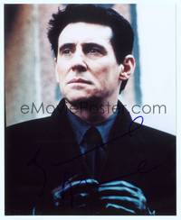 7f148 GABRIEL BYRNE signed color repro 8x10 '00s great close up wearing cool black gloves!