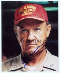 7f149 GENE HACKMAN signed color repro 8x10 '00s great close up from Behind Enemy Lines!