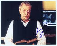 7f191 MICHAEL CAINE signed color repro 8x10 '01 as the professor in Educating Rita!