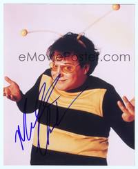 7f192 MICHAEL CHIKLIS signed color repro 8x10 '00s great c/u as John Belushi in bee suit from Wired!