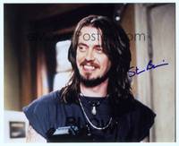 7f204 STEVE BUSCEMI signed color repro 8x10 '01 smiling close up with beard & long hair!