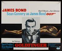 7g295 GOLDFINGER Belgian R70s great close up of Sean Connery as James Bond 007 + gold girl!