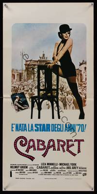 7g463 CABARET Italian locandina '72 singing & dancing Liza Minnelli in Nazi Germany, Bob Fosse!