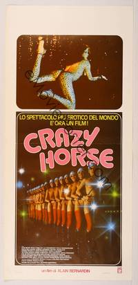 7g468 CRAZY HORSE Italian locandina '78 Crazy Horse de Paris, sexy mostly naked showgirls!