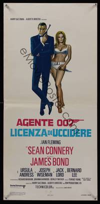 7g471 DR. NO Italian locandina R70s Sean Connery is James Bond 007 with sexy Ursula Andress!