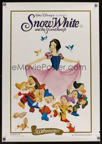7h141 SNOW WHITE & THE SEVEN DWARFS Aust 1sh R87 Walt Disney animated cartoon fantasy classic!
