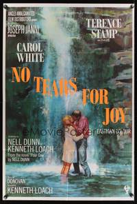 7h115 POOR COW English 1sh '68 1st Kenneth Loach, Terence Stamp, Carol White, No Tears For Joy!