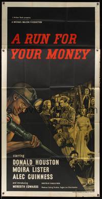 7h170 RUN FOR YOUR MONEY English 3sh '50 Welsh coal mining brothers win a London trip!