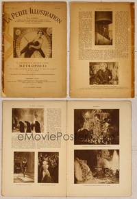 7h052 METROPOLIS French magazine '28 Fritz Lang, lots of cool images & text about the movie!