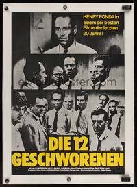 7h032 12 ANGRY MEN linen German R60s multiple different images of Henry Fonda & entire cast!