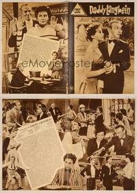 7j133 DADDY LONG LEGS German program '55 different images of Fred Astaire dancing w/Leslie Caron!