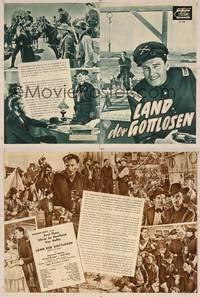 7j162 SANTA FE TRAIL German program '59 Errol Flynn, Olivia De Havilland, Massey, Michael Curtiz