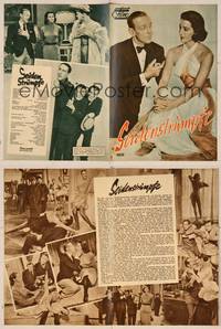 7j164 SILK STOCKINGS German program '57 different images of Fred Astaire & sexy Cyd Charisse!