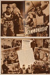 7j172 TWELVE O'CLOCK HIGH German program '58 different images of Gregory Peck, Marlowe & Merrill!