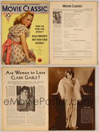 7j103 MOVIE CLASSIC magazine January 1934, art of Charlotte Henry as Alice by Marland Stone!