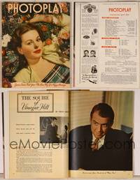 7j082 PHOTOPLAY magazine April 1947, newlywed Jeanne Crain by Paul Hesse!