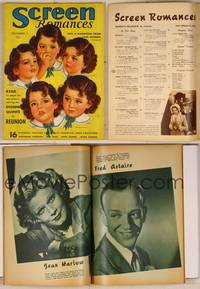 7j126 SCREEN ROMANCES magazine December 1936, art of the Dionne Quintuplets by Earl Christy!