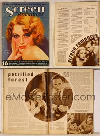 7j116 SCREEN ROMANCES magazine February 1936, art of sexy Jeanette MacDonald by Earl Christy!