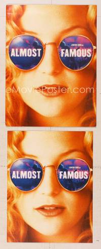 7j177 ALMOST FAMOUS presskit '00 Cameron Crowe directed, pretty groovy Kate Hudson in shades!
