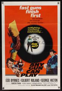 7k042 ANY GUN CAN PLAY 1sh '67 spaghetti western, For a Few Bullets More!