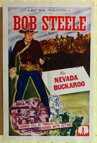 7k516 BOB STEELE stock 1sh R48 Dorothy Dix, Edward Brady, Nevada Buckaroo!