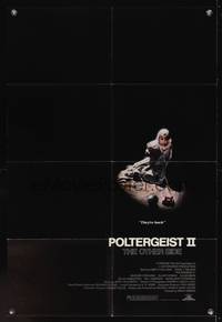 7k570 POLTERGEIST II 1sh '86 JoBeth Williams, The Other Side, they're baaaack!