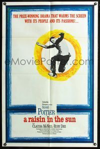7k592 RAISIN IN THE SUN 1sh '61 Sidney Poitier, from Lorraine Hansberry's prize-winning novel!